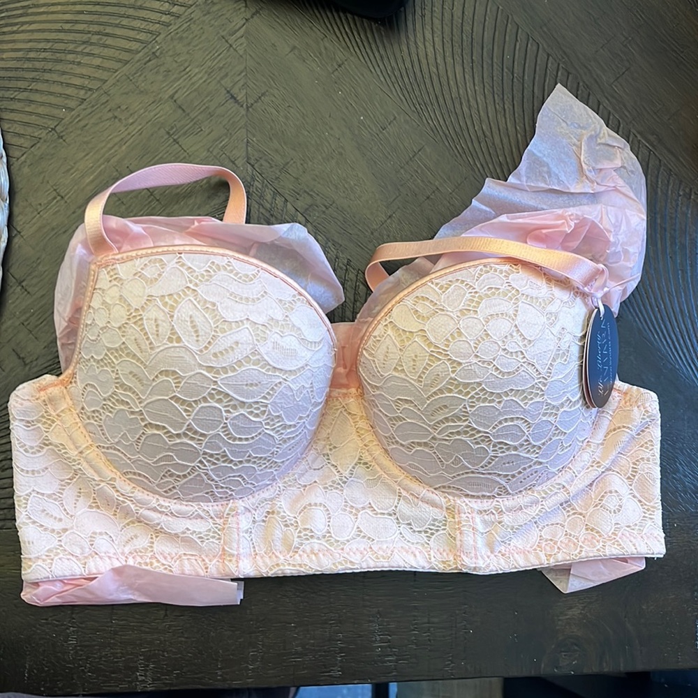Liviara Regime Bra in Dusty Pink, Size 34B.